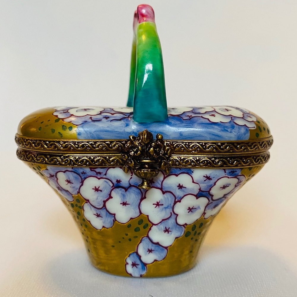 Limoges Flower Basket